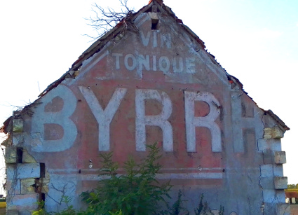 ancienne publicit murale byrrh