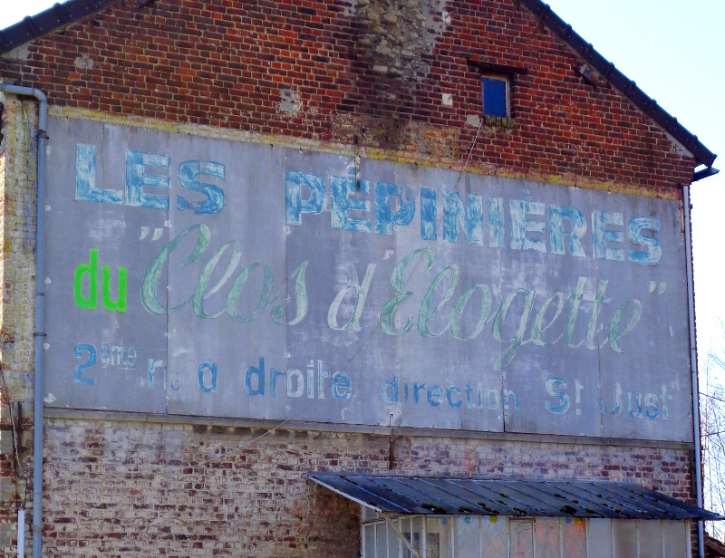 publicite murale clos d'elogette