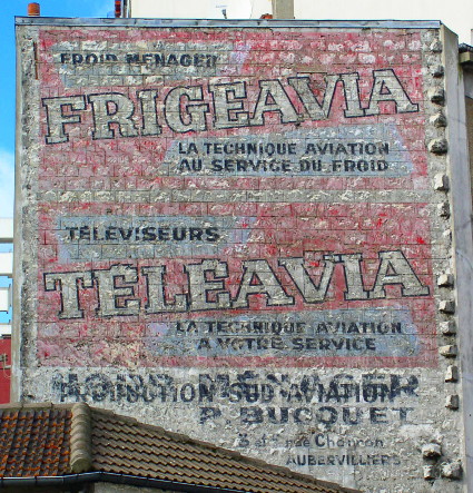 ancienne publicit murale frigeavia