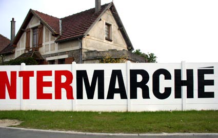 publicit murale INTERMARCH