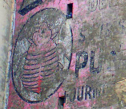 publicit murale MO? pommade anti poux