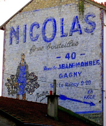 ancienne publicit Nicolas fines bouteilles