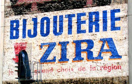 ancienne publicit Bijouterie ZIRA